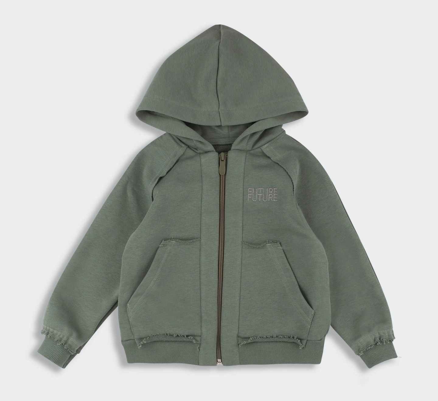 Жакет, кф251, трикотаж тринитка, p.92, хакі