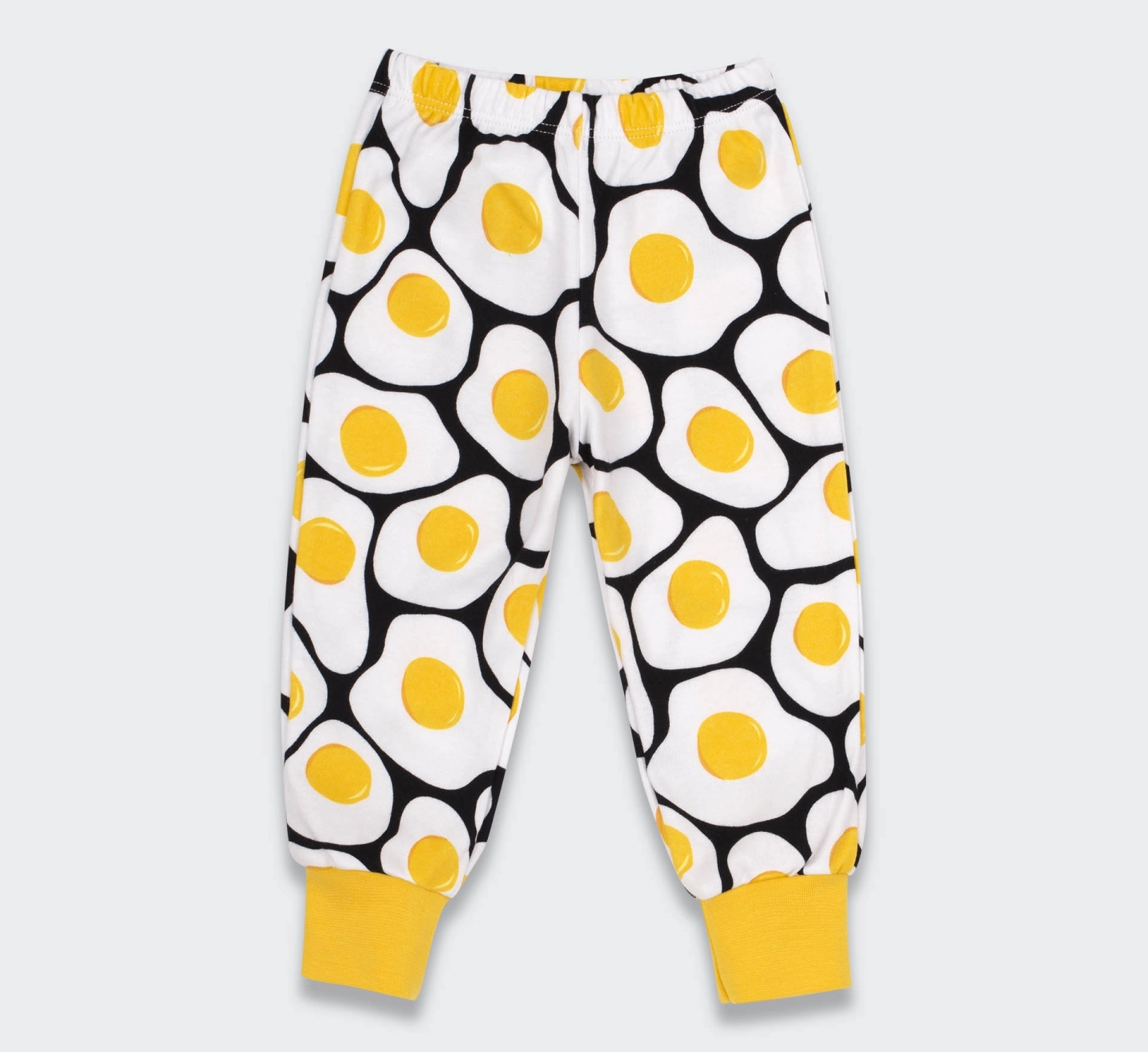 Піжама, ПЖ53, інтерлок, p.80, білий-жовтий-малюнок 