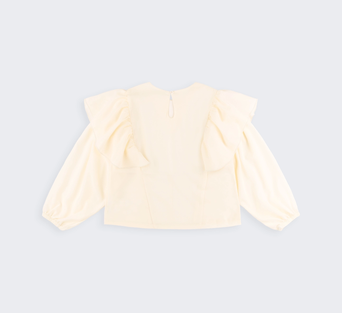 Блузка, РБ199, креп, p.116, молочний 