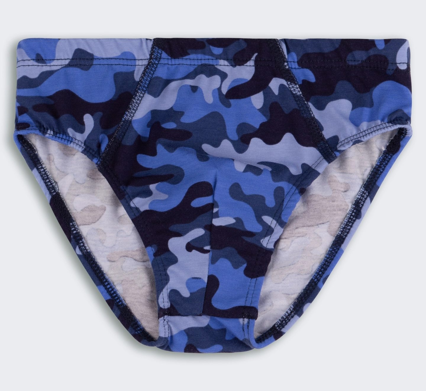 Труси briefs, тр45, супрем, p.80, синій-блакитний-малюнок