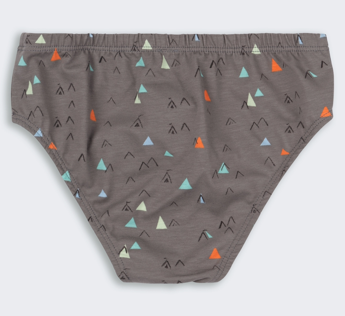 Труси Briefs, ТР45, супрем, p.80, білий-сірий-малюнок 