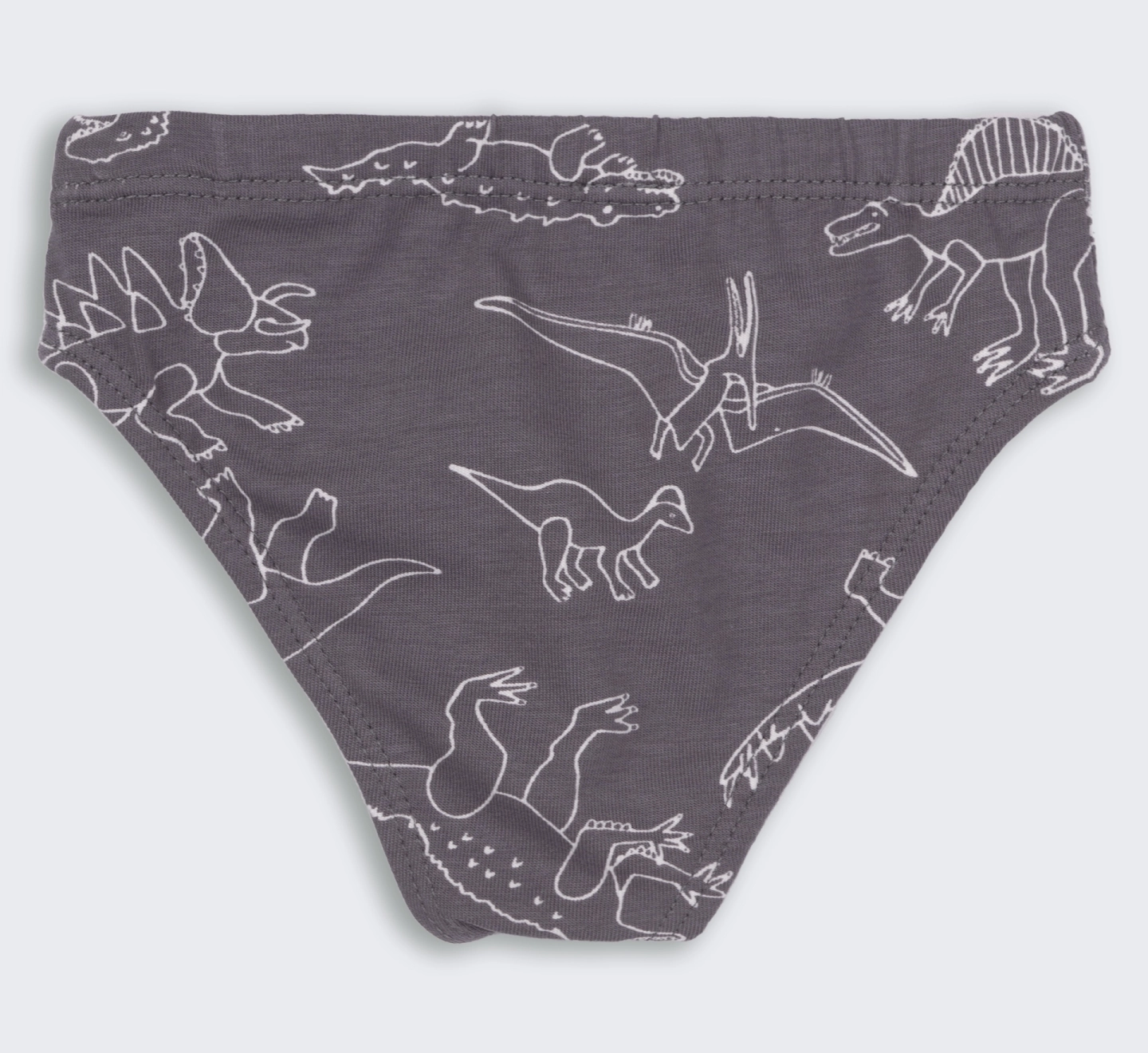 Труси Briefs, ТР45, супрем, p.80, сірий-білий-малюнок 