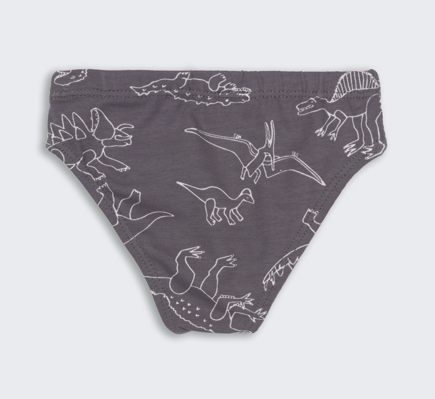 Труси Briefs, ТР45, супрем, p.80, сірий-білий-малюнок 