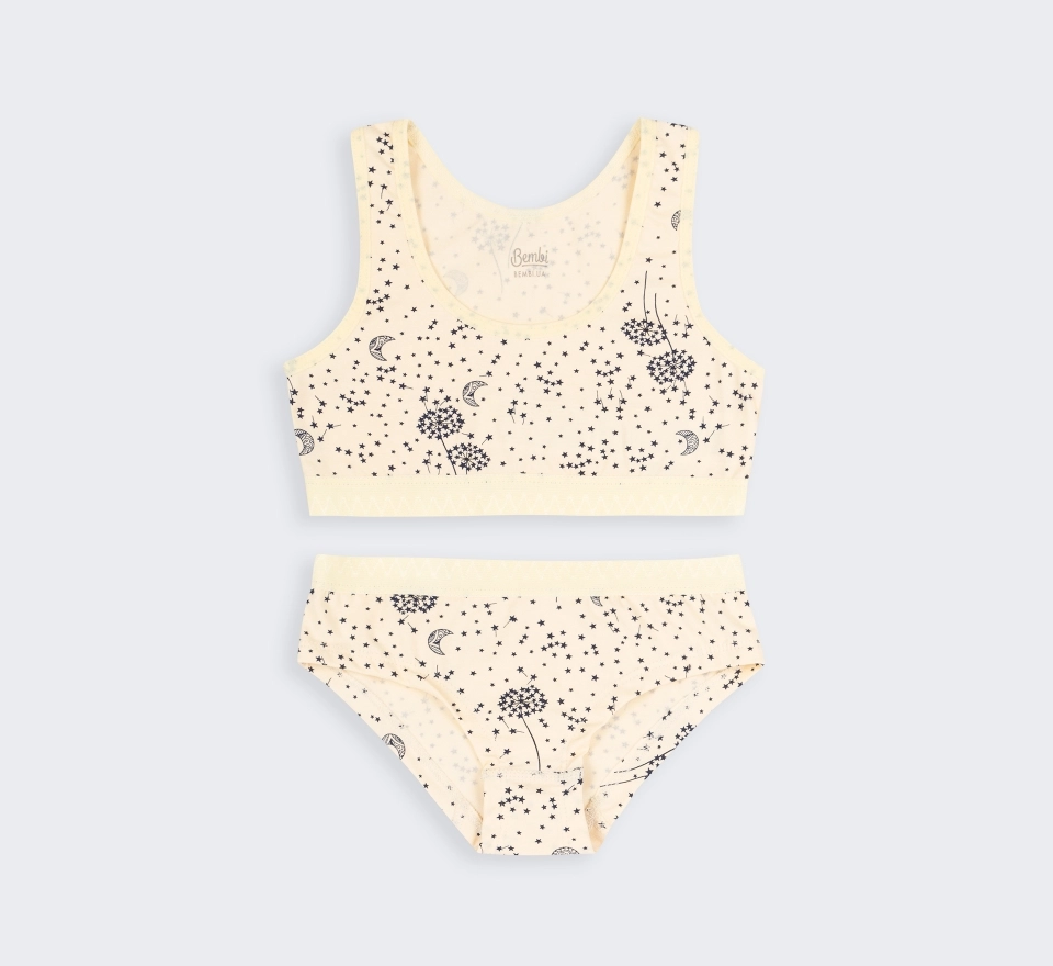 Комплект нижньої білизни | КП264 | Light yellow 
