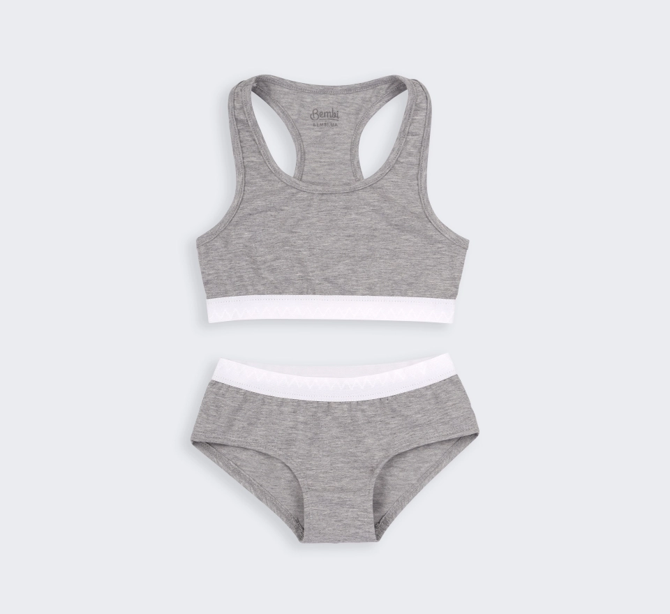 Комплект нижньої білизни | КП265 | Grey 
