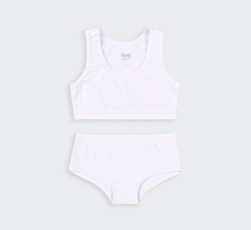 Комплект нижньої білизни | КП266 | White 