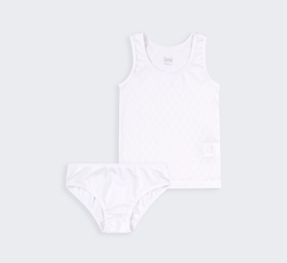 Комплект нижньої білизни | КП268 | White 