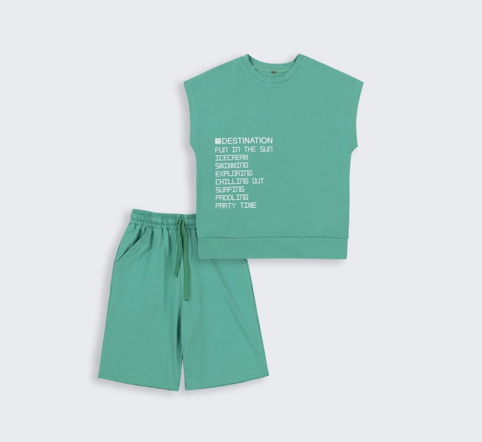 Костюм літній | КС774 | Green 