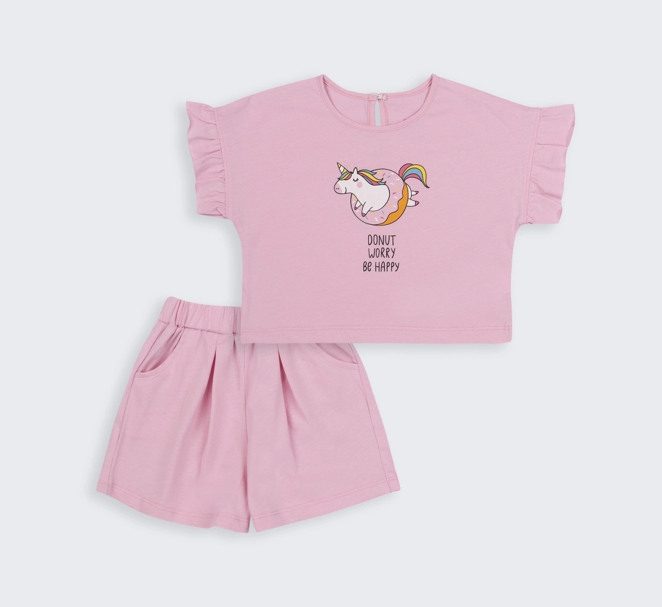 Костюм літній | КС779 | Light pink 