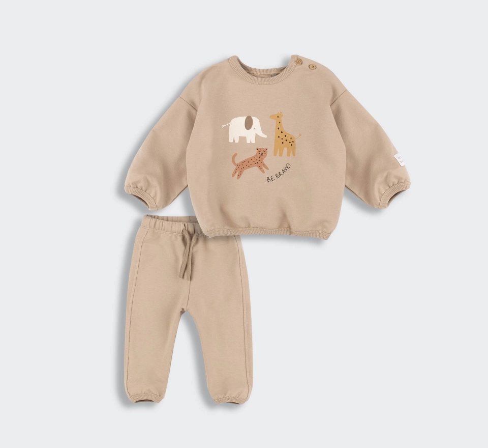 Костюм для немовлят | КС807 | Beige